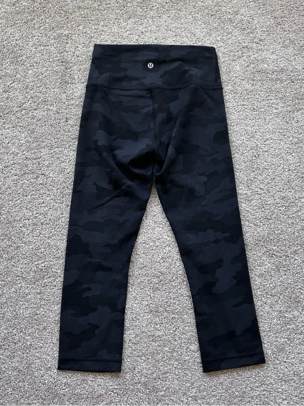 Lululemon Wunder Train HR Crop 21 Heritage 365 Camo Deep Coal Multi Leggings 6 - Picture 8 of 9